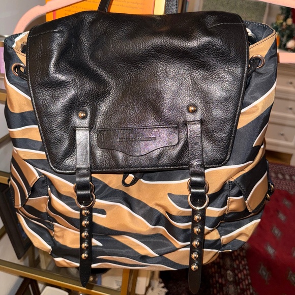 Rebecca Minkoff Leopard Print Backpack - Picture 1 of 7